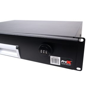 2U Rack Space 12" Depth Rack Mount Drawer for Audio| DJ| and IT Server rack cases. - Image 7