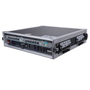 2U 2 Space Rack Mount ATA Flight Case 19 Inch Depth