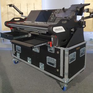 Flip-Ready Easy Detachable Retracting Hydraulic Lift Case for Yamaha PM3 Rivage Console by ZCase - Image 2