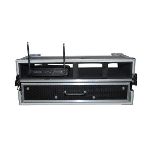 Wireless Mic case features 2 capacity as well as hand held mic storage w/ 1 drawer - Image 14