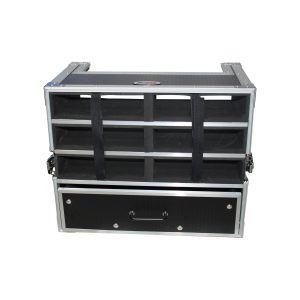 Wireless Microphone Case for 6 Units + Hand Held Storage W/Drawer