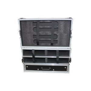 Wireless Microphone Case for 4 Units & Handheld Storage Plus 1 (2U) Drawer - Image 11