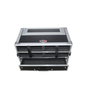 Wireless Microphone Case for 4 Units & Handheld Storage Plus 1 (2U) Drawer - Image 13