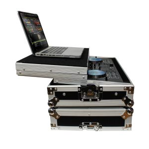 Flight Case for Numark MixTrack 3 Pro 3 and Platinum Digital Controller W-Laptop Shelf - Image 2