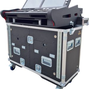 Flip-Ready Hydraulic Console Case for ChamSys MagicQ MQ500M w/ 2U Rack Space - Image 2