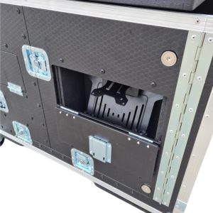 Flip-Ready Hydraulic Console Case for ChamSys MagicQ MQ500M w/ 2U Rack Space - Image 4