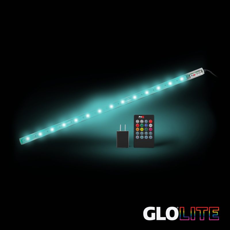 GLOLITE 20" RGB LED Accent Lighting Fixture Aluminum Body RF Remote Controlled USB Powered - Image 11