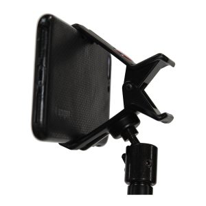 Mobi Buddy Hands Free Tablet Mobile Device Clip Kit DJ Cellphone holder Selfie Stick Table Stand Tripod Clamp and Case - Image 15