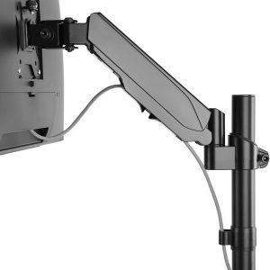Laptop Tray and Bracket for with Gas Spring Double Arm Fits 17" - 32" Monitors - Image 4