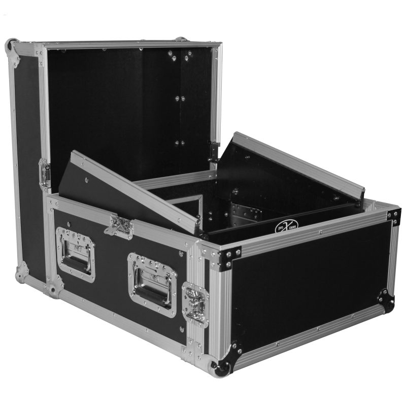 4U Rack x 10U Top Mixer DJ Combo Flight Case - Image 4