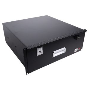 4U Rack Space 12" Depth Rack Mount Drawer for Audio| DJ| and IT Server rack cases. - Image 2