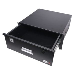 4U Rack Space 12" Depth Rack Mount Drawer for Audio| DJ| and IT Server rack cases. - Image 3