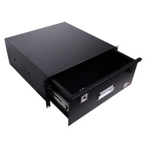 4U Rack Space 12" Depth Rack Mount Drawer for Audio| DJ| and IT Server rack cases. - Image 4