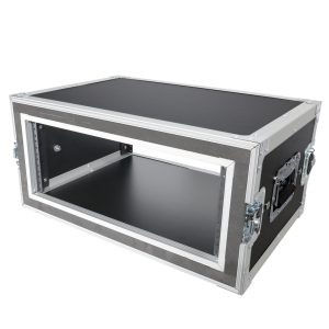 4U Vertical Shockproof Effects Rack 14" Depth Rail to Rail with Handles - Image 3