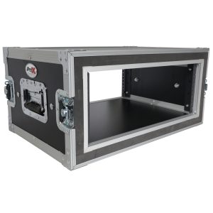 4U Vertical Shockproof Effects Rack 14" Depth Rail to Rail with Handles - Image 5