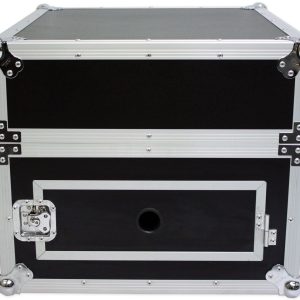 6U Rack x 10U Top Mixer DJ Combo Flight Case w Laptop Shelf - Image 3