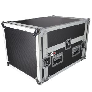 13U Top Mixer-DJ 6U Rack Combo Flight Case W-Laptop Shelf - Image 14