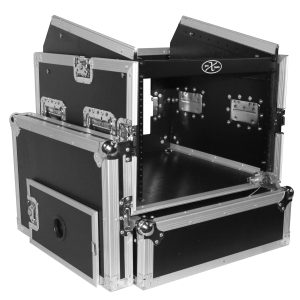 8U Rack x 10U Top Mixer DJ Combo Flight Case - Image 2