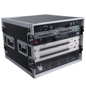 8U Space Amp Rack Mount ATA Flight Case 19" Depth - Image 3