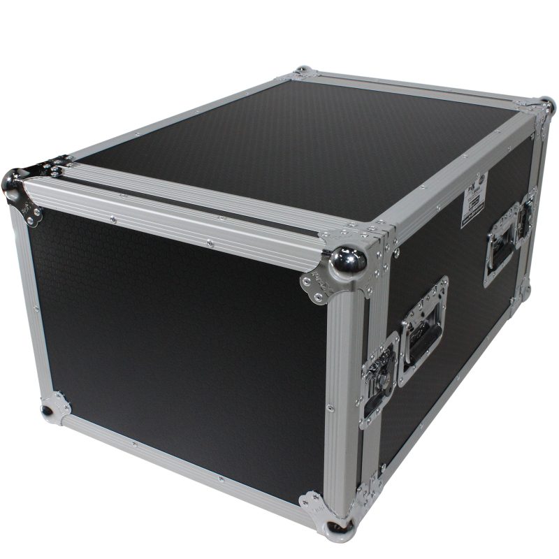 8U Space Amp Rack Mount ATA Flight Case 24 Inch Depth