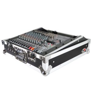 Universal 10U 19" Topload Rack Mountable Live Sound Mixer Flight Case - Image 6