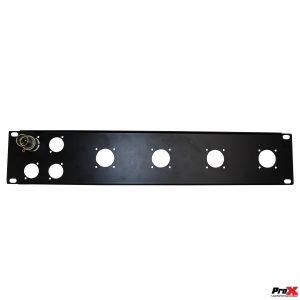 2U-4 XLR D +4 NL4 or NAC3 Unloaded Rack Panel - Image 4