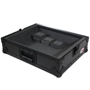 Flight Case for Turntable - Universal W-Foam Kit | Black on Black - Image 3