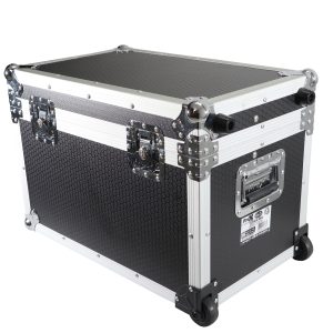 Rolling Utility 100 LP Vinyl Records Case W/ Retractable Handle and Low-Profile Recessed Wheels 17" x 24.5" x 15" - Image 12
