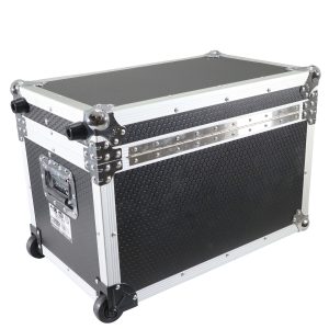 Rolling Utility 100 LP Vinyl Records Case W/ Retractable Handle and Low-Profile Recessed Wheels 17" x 24.5" x 15" - Image 13