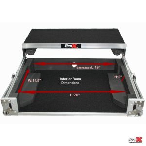 ProX Flight Case for Denon MC4000 Digital Controller W-Laptop Shelf - Image 13