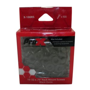 Rack Screws W-Black Nylon Washers Pack of 100 - Image 2