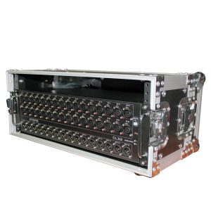 4U Deluxe Effects Rack 7" Deep Rail to Rail W/Handle - Image 4