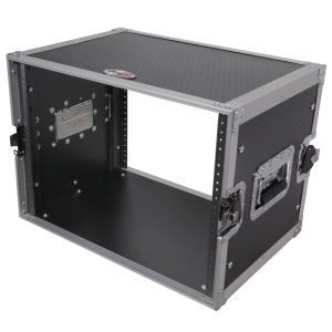 8U Deluxe Effects Rack Case 14 In Deep Rail to Rail - Image 3