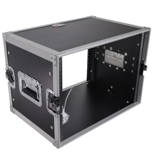 8U Deluxe Effects Rack Case 14 In Deep Rail to Rail - Image 4