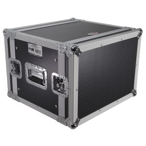 8U Deluxe Effects Rack Case 14 In Deep Rail to Rail - Image 5