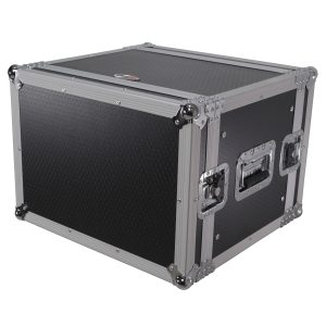 8U Deluxe Effects Rack Case 14 In Deep Rail to Rail - Image 6
