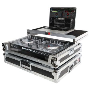 ProX Flight Case for Denon MC4000 Digital Controller W-Laptop Shelf