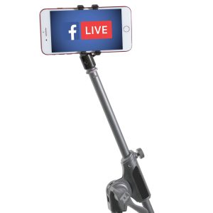 Mobi Buddy Hands Free Mobile Device Clip Kit DJ Cellphone holder Selfie Stick Table Stand Tripod Clamp and Case - Image 5