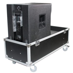 Flight Case For RCF EVOX Speaker Compact Array System Kit - Fits Two Speakers and Subwoofers - Image 10