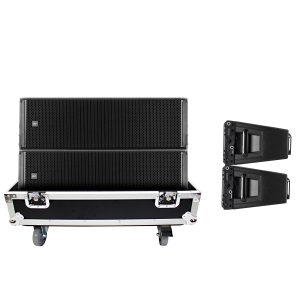 Fits RCF HDL 30-A Line Array Speaker Flight Case W/Wheels (Holds 2 Speakers) - Image 2