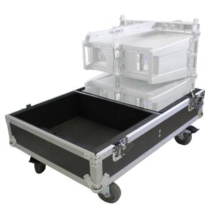 Line Array Flight Case for 4 RCF HDL6-A HDL26-A Speakers W/Wheels - Image 2