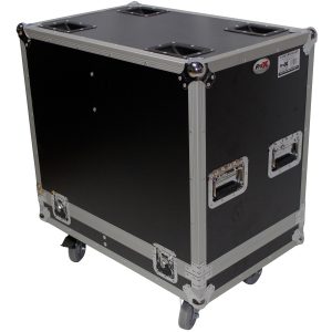 Flight Case for 2 TurboSound TBV-123-AN Line Array Speakers W-4 inch Casters - Image 4
