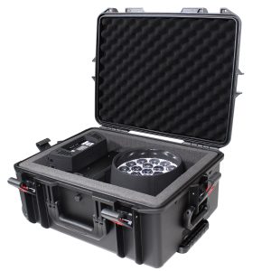 UltronX Medium Universal Watertight Case W-Extendable Handle| Wheels and Pluck-N-Pak Foam