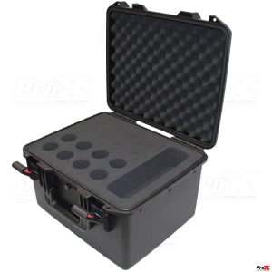 UltronX Watertight Microphone Case (Holds 16 Handheld Units)