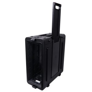 UltronX 4U Rack Air Tight Water Sealed ABS Case with Retractable Pull Out Handle and Wheels - Image 5