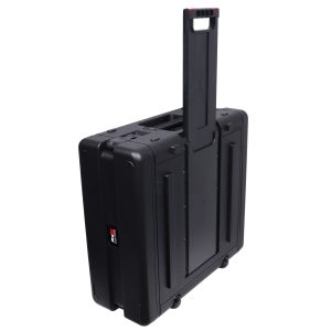 UltronX 4U Rack Air Tight Water Sealed ABS Case with Retractable Pull Out Handle and Wheels - Image 8