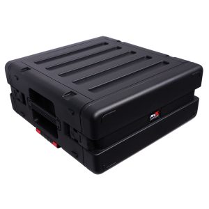UltronX 4U Rack Air Tight Water Sealed ABS Case with Retractable Pull Out Handle and Wheels - Image 9