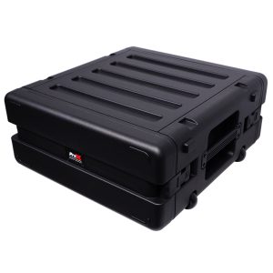 UltronX 4U Rack Air Tight Water Sealed ABS Case with Retractable Pull Out Handle and Wheels - Image 10