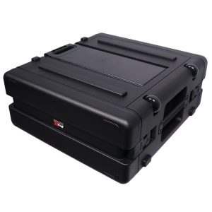 UltronX 4U Rack Air Tight Water Sealed ABS Case with Retractable Pull Out Handle and Wheels - Image 11