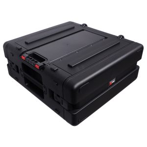 UltronX 4U Rack Air Tight Water Sealed ABS Case with Retractable Pull Out Handle and Wheels - Image 12
